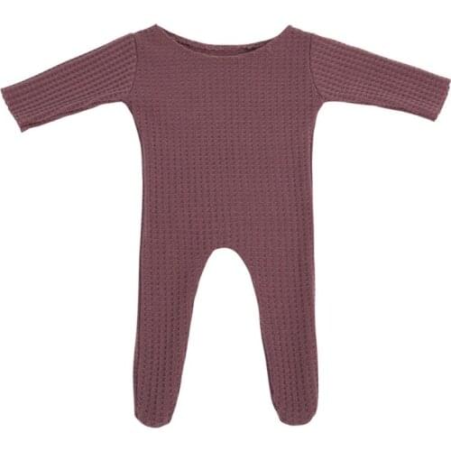 2 Pcs Baby Hat Bodysuit Set Newborn Photography Props Cap Romper Jumpsuit Kit Y1QF