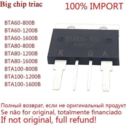 2pcs/lot BTA60-800B BTA60-1200B BTA60-1600B BTA80-800B BTA80-1200B BTA80-1600B BTA100-800B BTA100-1200B BTA100-1600B Thyristor