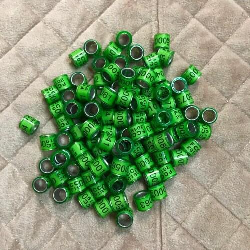 2019 pigeon rings birds ring 000001-001000 FCC colorful 1000pcs/Lot