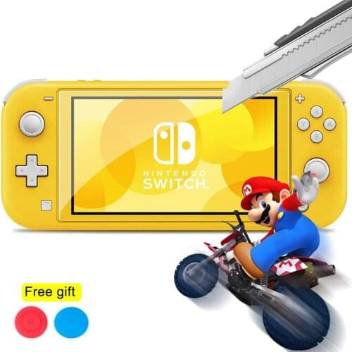 3Pack Glass Screen Protectors compatible with Nintendo Switch 9H Tempered Glass Screen Protector Screen Film for Switch Lite