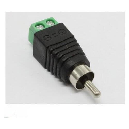 5PCS High Quality Enviromental protection rca male connector to terminal block