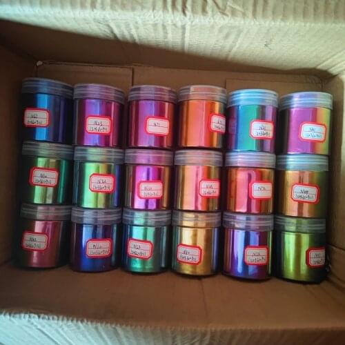 10g /Lot Hyper Shift Chrome Chameleon Color Shifting Mica Powder Pigment For Car Paint/WaterColor/Epoxy Resin/Nail Art