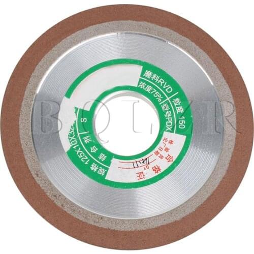 BQLZR One Tapered Side Silver Plain Resin Diamond Grinding Wheel