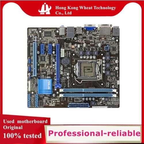 For ASU P8H61-M LE/USB3 Motherboard Socket LGA 1155 DDR3 SATA2 For Intel H61 Original Desktop Used Mainboard