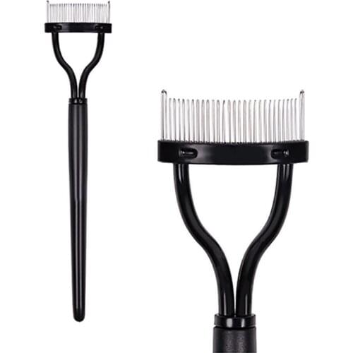 Women Eyelash Comb Lash Separator Lift Curl Metal Brush Beauty Makeup Tool SANA889