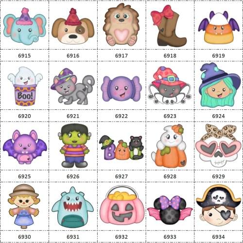 HSDCraft Free shipping 30 pcs planar resin cartoon Series for diy