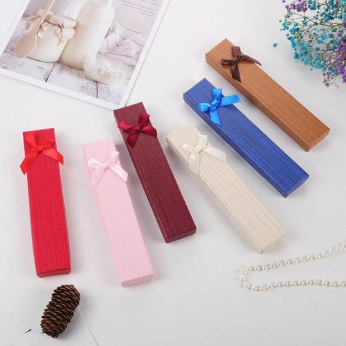 Cardboard Jewelry Boxes Small Gift Boxes For Jewelry Necklaces Storage Container Jewelry Display Tool Home Decoration