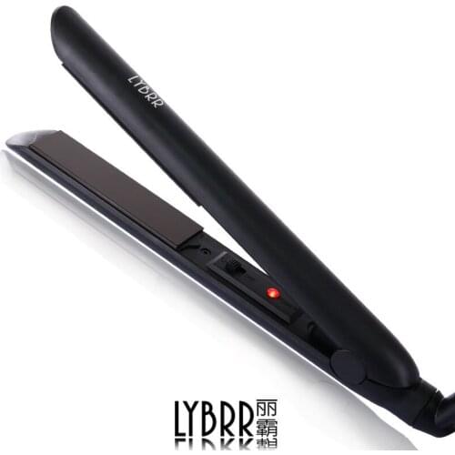 LYBRR Hair Curler Straight Dual-use Ceramic Electric Splint Perm Bangs Straight Hair Clip Mini Ironing Iron Straightener