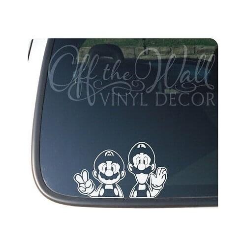 M24---Super Mario for Apple Macbook Pro Air funny Vinyl Notebook reflective car decal sticker