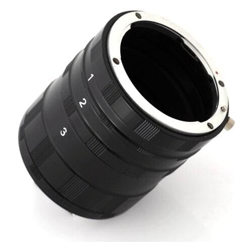 Macro Extension Tube Lens Ring for CanonEOS 1100D 550D 600D 650D 5D2 5D3 500D 50D SLR Free shipping