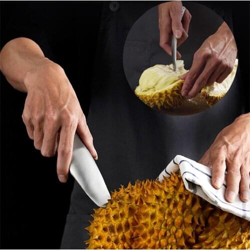 Multifunctional All-In-One Stainless Steel Peeler Vegetable Fruit Peeling Knife Durian Opener Kitchen Gadget Protective Cover