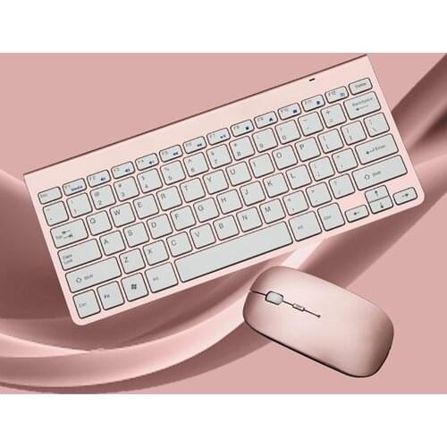 Portable Mini Keyboard Mouse Combo 2.4G Wireless Keyboard Mouse Set For Notebook Laptop Mac Desktop PC Computer Smart TV PS4