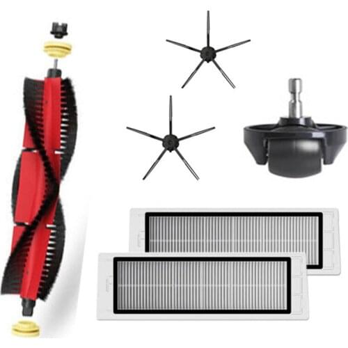 Roller Brush Side Brushes Kit For Xiaomi Roborock S6 S5 MAX S60 Vacuum Cleaner Replacement Kit Sweeper Robot Cleaning Accessorie