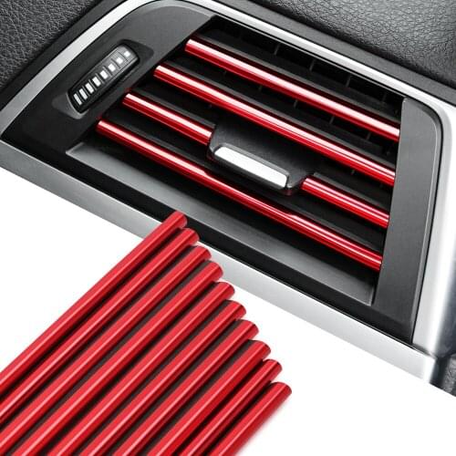 Car Air Conditioner Outlet Grille Decoration Strip sticker for Mercedes-Benz W168 W169 W176 W177 W190 W205 W210 W222 C180 C200