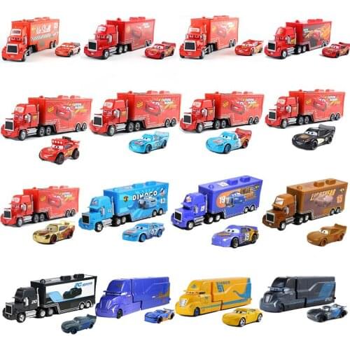 New Disney Pixar Car 2 3 Lightning McQueen Jackson Storm Uncle Truck 1:55 Die Casting Car 3 Toy Boy Baby Birthday Christmas Gift