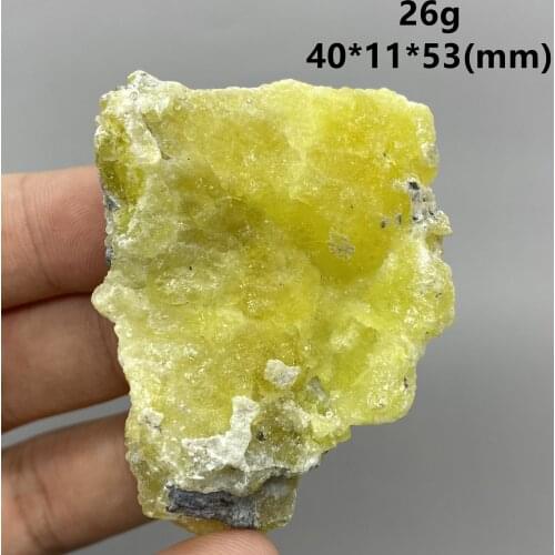 Very rare! 100% Natural Pakistan yellow Brucite Mineral specimen stones and crystals healing crystals quartz