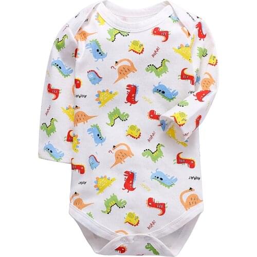 Babies Boys Clothing Bodysuit Newborn Baby Girls Long Sleeve Body 100% Cotton 3 6 9 12 18 24 Months Clothes