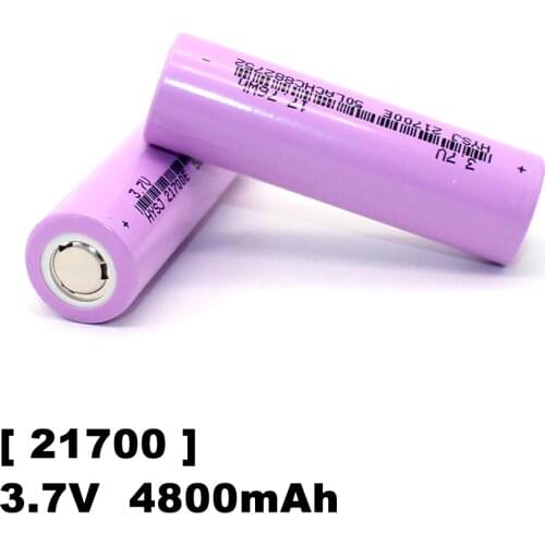 HAKADI 3.7V 21700 4800mah Rechargeable Lithium-ion High Power Battery Suitable for Energy Storage Battery Solar System E-Bike