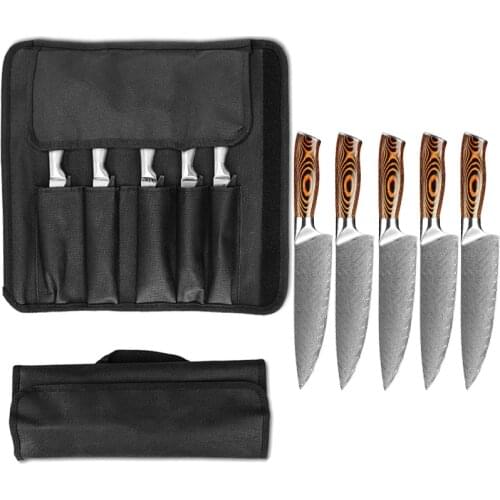 Portable Chef Knife Bag Travel Outdoor Carry Case Bag Oxford Professional Kitchen Knives Package Storage Organizer Accessories