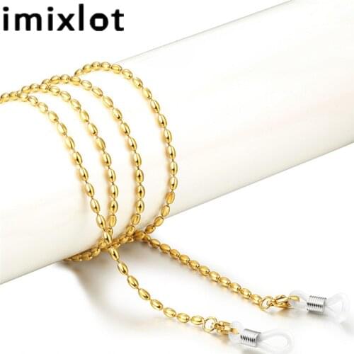 Imixlot Simple Classic 78cm Sunglasses Lanyard Strap Neck Holder Metal Eyeglass Glasses Chain Cord For Reading Glasses
