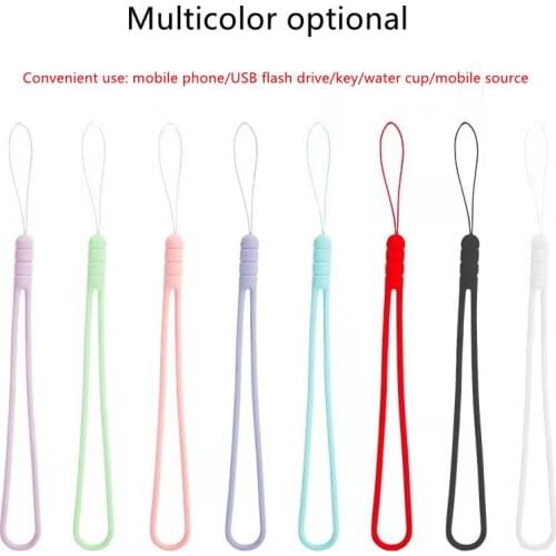 Adjustable And Detachable Silica Neck Lanyard And Mobile Phone Safety Tether Phone Lanyard For IPhone,Galaxy,Huawei