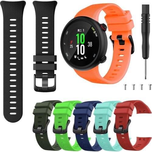15 Colors Watchbands For Garmin Forerunner 45 45S Silicone Sport Strap Wristband Bracelet 18mm Watch band With Screwdriver
