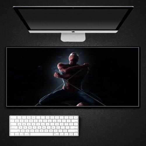 Marvel Avengers Iron Man Captain America Spider-Man Anime Pc carpet mouse pad mats gamer gaming accessories desk mat mousepad er