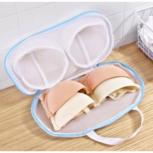 Bra Washing Bag Mesh Laundry Bag Protection Underwear Zipper Lingerie Mesh Case