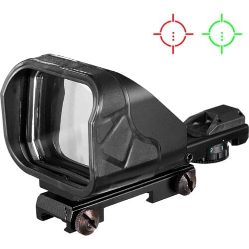 Tactical Scope Hunting Optics Riflescope Holographic Big Red Green Dot Sight Reflex Reticle Hunting Gun Accessories