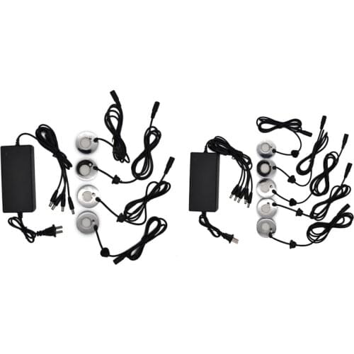 Mist Maker Fogger Ultrasonic Humidifier With 9Pcs Atomizing Heads Water Fountain Fog Atomizer Air Humidifier US Plug