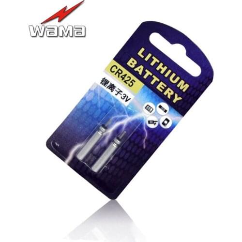 10x WAMA CR425 3V Luminous Float Tackle Fishing Tools Accessories Candle Night LED Light Batteries Retail Package Drop Ship