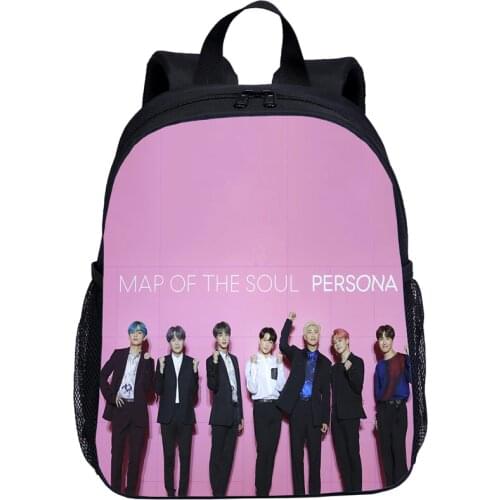 2020 3D 3-7 Year Old School Bags For Boys Backpacks Children Kpop Rap SUGA JUNG KOOK Baby Girl Bookbag Kids Bag Satchel Knapsack