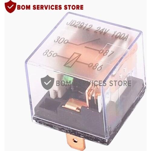 Brand new Waterproof Automotive Relay JD1912 12V 100A 5Pin SPDT Car Control Device Car Relays DC 24V High Capacity Switching