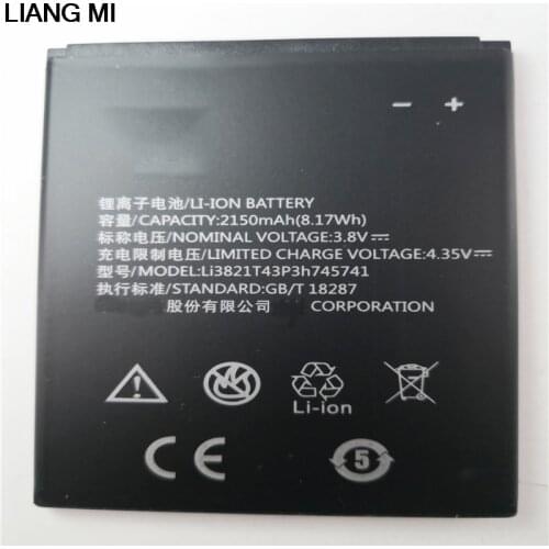 2150mAh 3.8V New high quality Li3821T43P3h745741 battery for ZTE Blade L5 L 5 PLUS C370 with phone holder