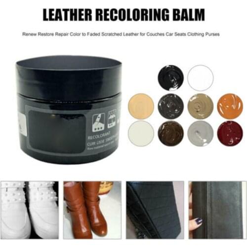 Household Leather Repair Cream Restore Car Seat Couch Shoes Sofa Scratch Scuffs Cream Leather Repair Filler Kit