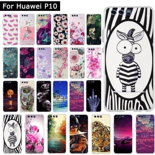 Cover For Huawei P10 Case 3D Soft TPU Case for huawei P10 P 10 Silicone Phone Bags Shells For huawei P10 5.1 inch Fundas Coque