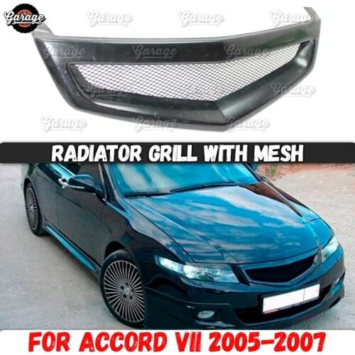 Radiator grille case for Honda Accord 7 2005-2007 FL strips style ABS plastic accessories protective body kit car styling tuning