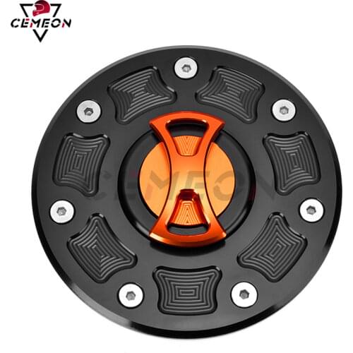 For Kawasaki ZX-6 ZX-6E ZX-6R ZX-7 ZX-7RR ZX-9 ZX-9R ZX-11C ZX-11D CNC aluminum Motorcycle modification keyless fuel tank cover