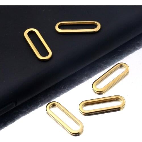 20pcs/lot Stainless Steel Oblong Earring Findings Components Charms Connectors for Diy Earrings Making Jewelry Making Supplies