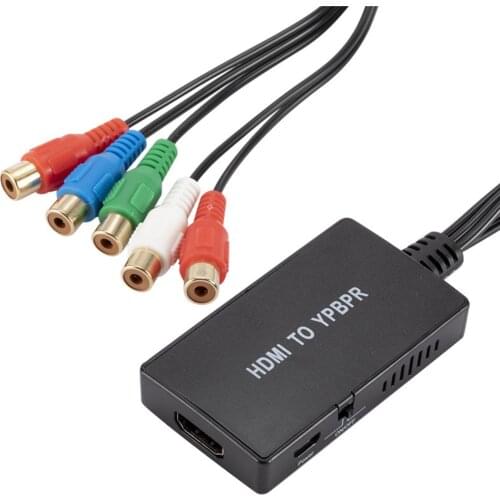 HDMI-Compatible To YPBPR Converter HDMI-Compatible To Component Adapter Support 720P 1080P HDMI To YPBPR Component Converter