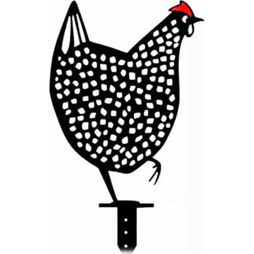 Chicken Yard Art Garden Statues Backyard Lawn Stakes Plastic Duck Hen Yard Decor Gift Garden Decoration Outdoor Garden ornaments