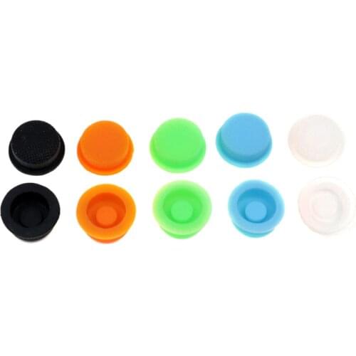 2PCS C8 Flashlight Switch Caps Black Green Blue Orange 20mm / 17.5mm / 16mm Waterproof Rubber Pad Button Cap Torch Switch Hat