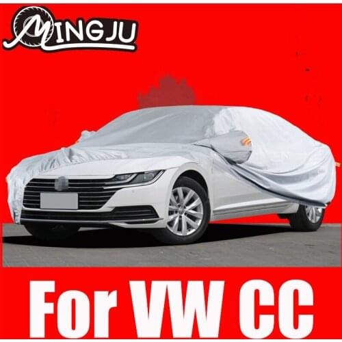 Car Cover Outdoor Sun Anti UV Rain Snow Frost Dust Protection Cover For Volkswagen VW CC 2017 2018 2019 2020 2021 Accessories