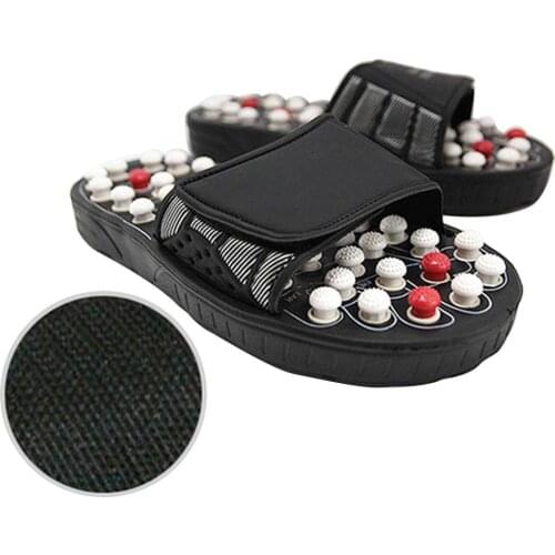 Yoga Fitness Massage Slippers Acupressure Foot Massager Acupoint Massage Slippers Shoes Reflexology Sandals For Men And Right