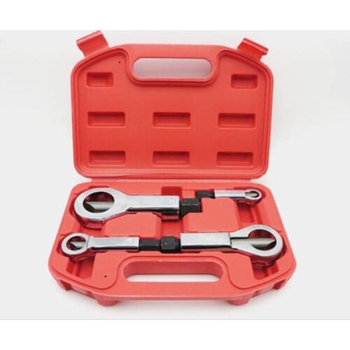 4Pc 9-27mm Professional Heavy Duty Rust Resistant Damaged Nut Splitter /Removers Auto Repair Tool Set