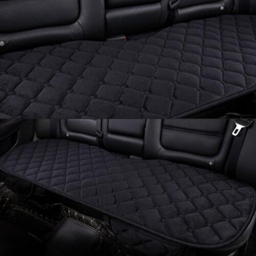 2021 New 1PC Car Seat Cover Rear Velvet Cushion Protect Mat Pad Universal Anti-Slip Pad