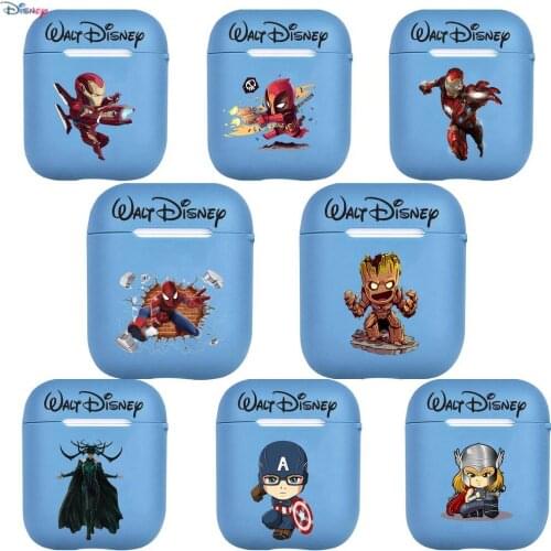2021 Disneys new Iron ManPattern Case for Airpods Pro 1/2 Cover Protective Earphone Cases Headphones Funda Protective For Airpo