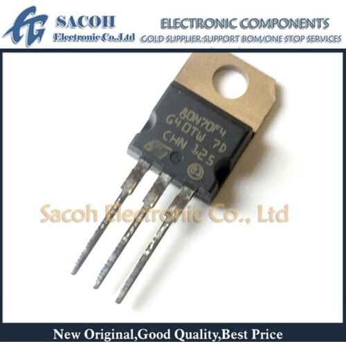New Original 10PCS/Lot STP80N70F4 80N70F4 or STP80NF70F6 80NF70F6 80NF70 80N70 TO-220 85A 68V N-channel Power MOSFET