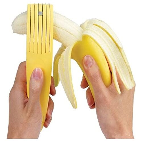 Banana Slicer Cutter Chopper Cucumber Gherkins New Kitchen Tool Splitter