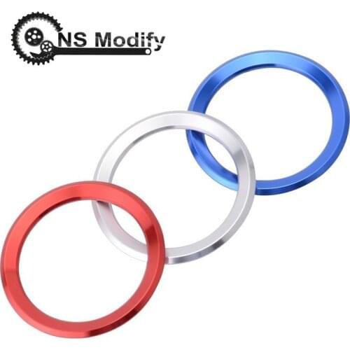 NS Modify Car Styling Decoration Ring Steering Wheel Trim Circle Sticker For BMW M3 M5 E36 E46 E60 E90 E92 X1 F48 X3 X5 X6